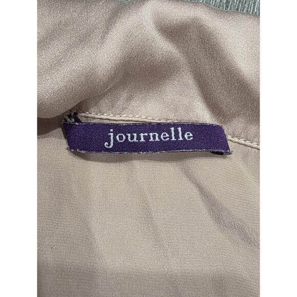 Journelle Women's 100% Silk Pajama shirt long sleeve pink Top Size M A003594 - Picture 8 of 11